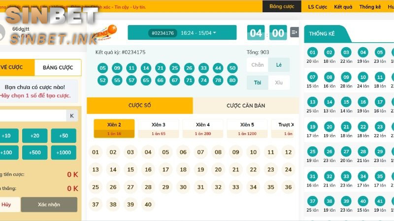 KENO XỔ SỐ - TRÒ CHƠI NHANH, CƠ HỘI TRÚNG THƯỞNG MỖI NGÀY 4 KENO XỔ SỐ
