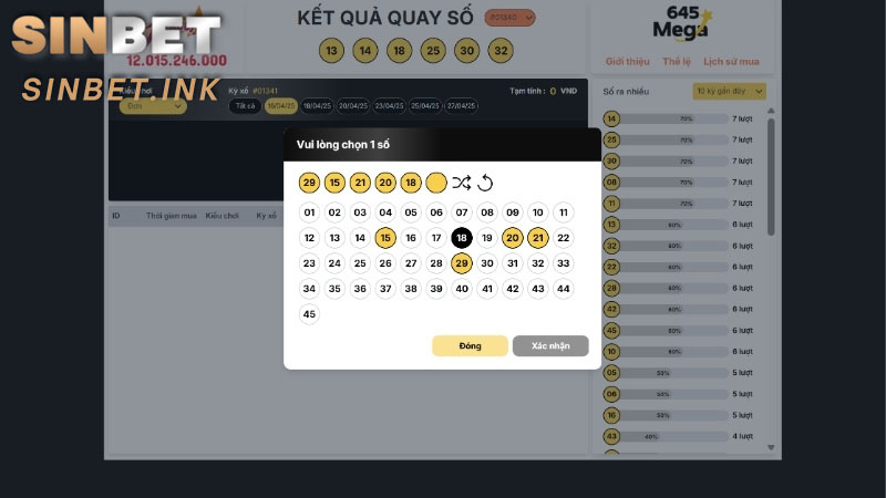 XỔ SỐ MEGA 6/45 - CÁCH CHƠI VÀ KINH NGHIỆM TĂNG CƠ HỘI TRÚNG 5 XỔ SỐ MEGA 6/45