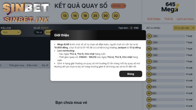 XỔ SỐ MEGA 6/45 - CÁCH CHƠI VÀ KINH NGHIỆM TĂNG CƠ HỘI TRÚNG 4 XỔ SỐ MEGA 6/45