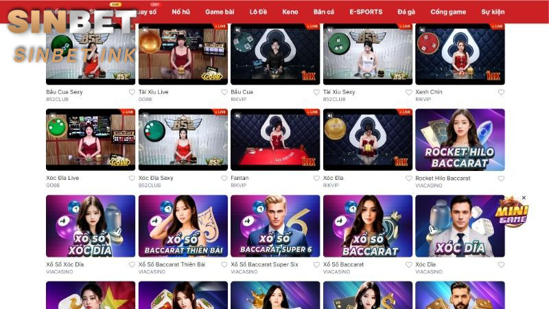 CASINO SINBET BÙNG NỔ VỚI TRẢI NGHIỆM GIẢI TRÍ CỰC CHÂN THỰC 14 CASINO SINBET