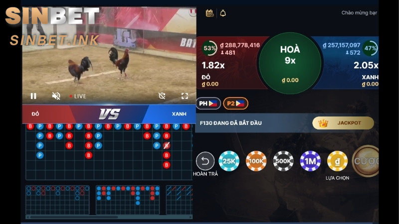 ĐÁ GÀ SINBET 2025 BÙNG NỔ CÙNG TỶ LỆ THẮNG HẤP DẪN 12 ĐÁ GÀ SINBET